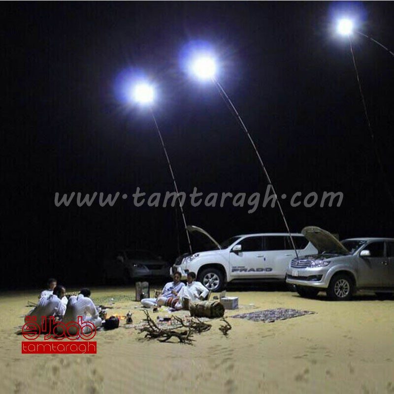 کمپینگ لایت 360 درجه 5 متری ریموت دار (چراغ سیار مسافرتی)