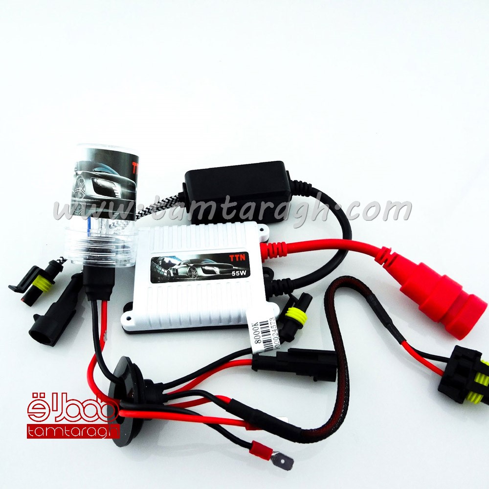 کیت زنون 55 وات جعبه آبی TTN