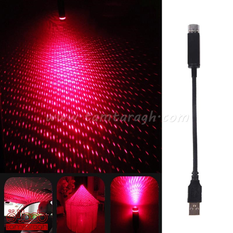 یو اس بی لیزری کهکشانی جهت نور پردازی سقف خودرو